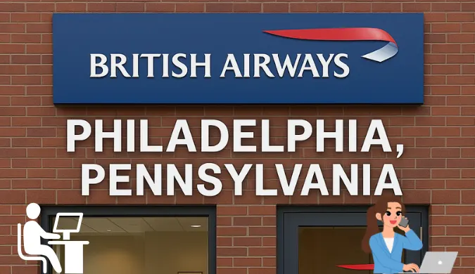 British Airways Office in Philadelphia in Pennsylvania